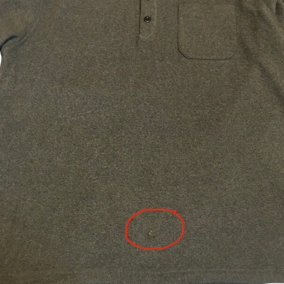 Vintage L.L. Bean Half Button Pullover Fleece Sweatshirt Dark Green Size XL - Picture 6 of 6